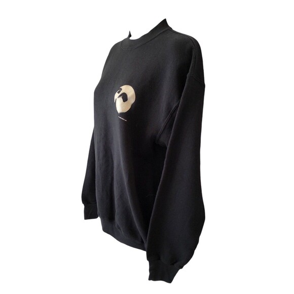 Vintage Phantom Of The Opera Sweatshirt M Black 80s 1986 Play Drama Mask unisex - Picture 2 of 10